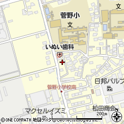 長野県松本市笹賀神戸3339周辺の地図