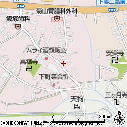茨城県下妻市下妻丁61周辺の地図