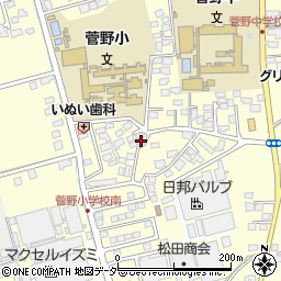 長野県松本市笹賀神戸3328周辺の地図