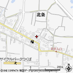 茨城県つくば市北条130周辺の地図