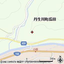 岐阜県高山市丹生川町瓜田周辺の地図