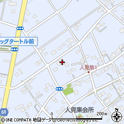 埼玉県深谷市人見92周辺の地図
