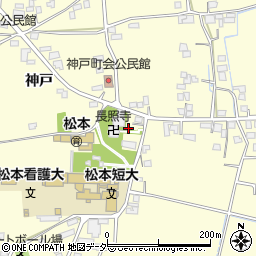 長野県松本市笹賀神戸3279周辺の地図