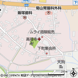 茨城県下妻市下妻丁279-2周辺の地図