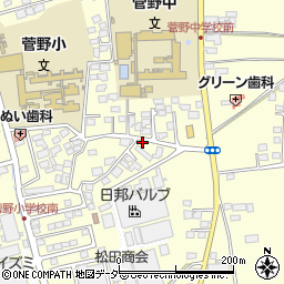 長野県松本市笹賀神戸3320周辺の地図
