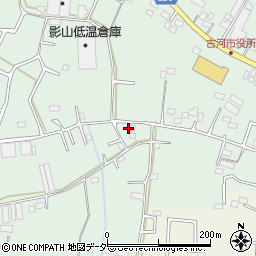 茨城県古河市女沼537-4周辺の地図