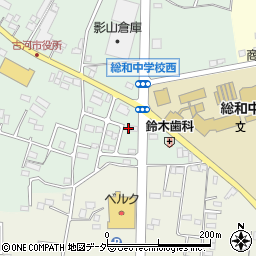 茨城県古河市女沼319-48周辺の地図