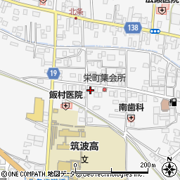 茨城県つくば市北条4338周辺の地図
