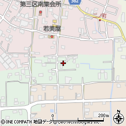 埼玉県行田市中江袋592-13周辺の地図