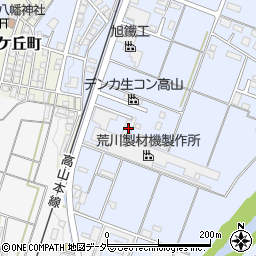 岐阜県高山市下切町140周辺の地図