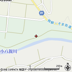 小八賀川周辺の地図