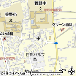 長野県松本市笹賀神戸3478周辺の地図