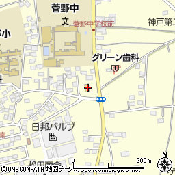 長野県松本市笹賀神戸3479周辺の地図