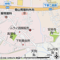 茨城県下妻市下妻丁62周辺の地図