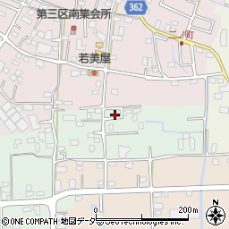 埼玉県行田市中江袋592-8周辺の地図