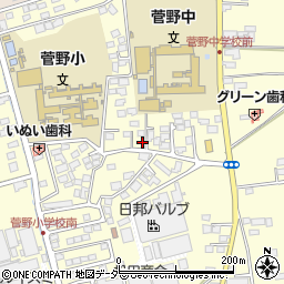 長野県松本市笹賀神戸3811周辺の地図