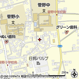 長野県松本市笹賀神戸3496周辺の地図