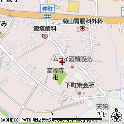 茨城県下妻市下妻丁275-5周辺の地図