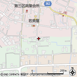 埼玉県行田市中江袋592-17周辺の地図