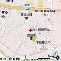 茨城県下妻市下妻丁274周辺の地図