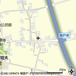 長野県松本市笹賀神戸3586周辺の地図