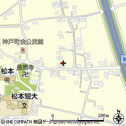 長野県松本市笹賀神戸3554周辺の地図