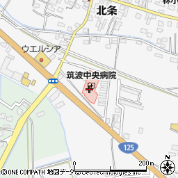 茨城県つくば市北条5118周辺の地図