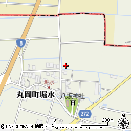 福井県坂井市丸岡町堀水周辺の地図