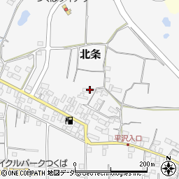 茨城県つくば市北条1315周辺の地図