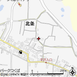 茨城県つくば市北条1326周辺の地図