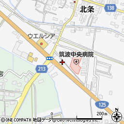 茨城県つくば市北条5112周辺の地図