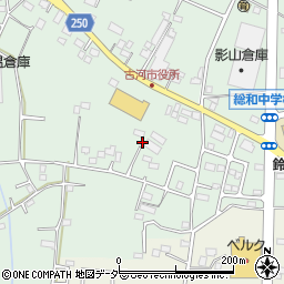 茨城県古河市女沼344-3周辺の地図