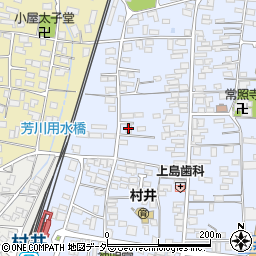 松本村井郵便局周辺の地図