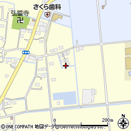 埼玉県熊谷市今井580周辺の地図