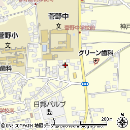 長野県松本市笹賀神戸3481周辺の地図