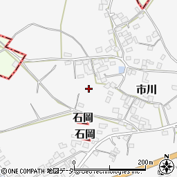 茨城県かすみがうら市市川周辺の地図