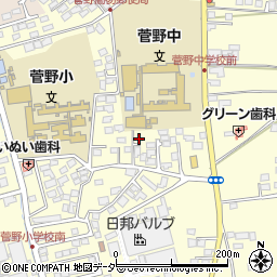 長野県松本市笹賀神戸3488周辺の地図