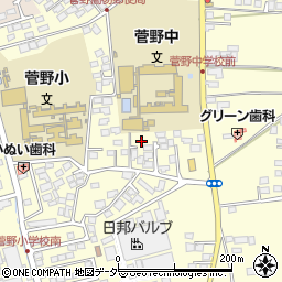 長野県松本市笹賀神戸3488-1周辺の地図