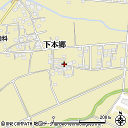 長野県東筑摩郡山形村新和周辺の地図