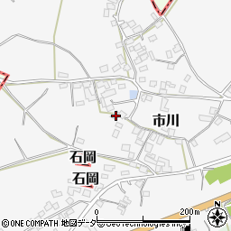 茨城県かすみがうら市市川748周辺の地図