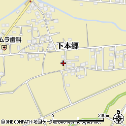 長野県東筑摩郡山形村上竹田5526-13周辺の地図