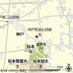 長野県松本市笹賀神戸3515周辺の地図