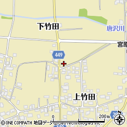 長野県東筑摩郡山形村上竹田5386周辺の地図