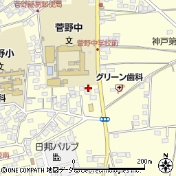 長野県松本市笹賀神戸3484周辺の地図