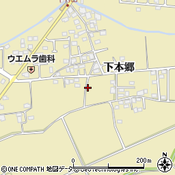 長野県東筑摩郡山形村上竹田5483周辺の地図