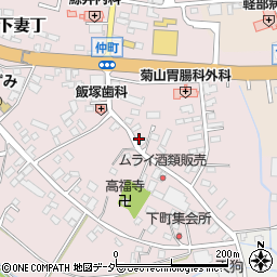 茨城県下妻市下妻丁74周辺の地図