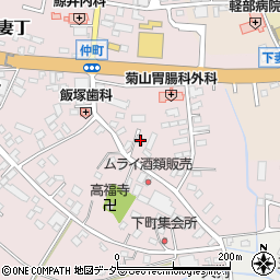 茨城県下妻市下妻丁72-1周辺の地図