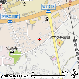 茨城県下妻市下妻乙434-1周辺の地図