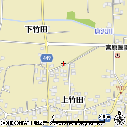 長野県東筑摩郡山形村御判形周辺の地図