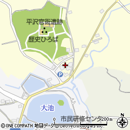 茨城県つくば市平沢364-8周辺の地図